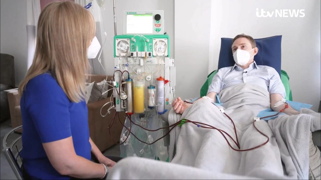 ITV News, BBC News and ARTE TV - excerpts from some of the latest reports about our Apheresis Center and H.E.L.P. Apheresis for Post/Long Covid, Post Vac Syndrome and Chronic Illness